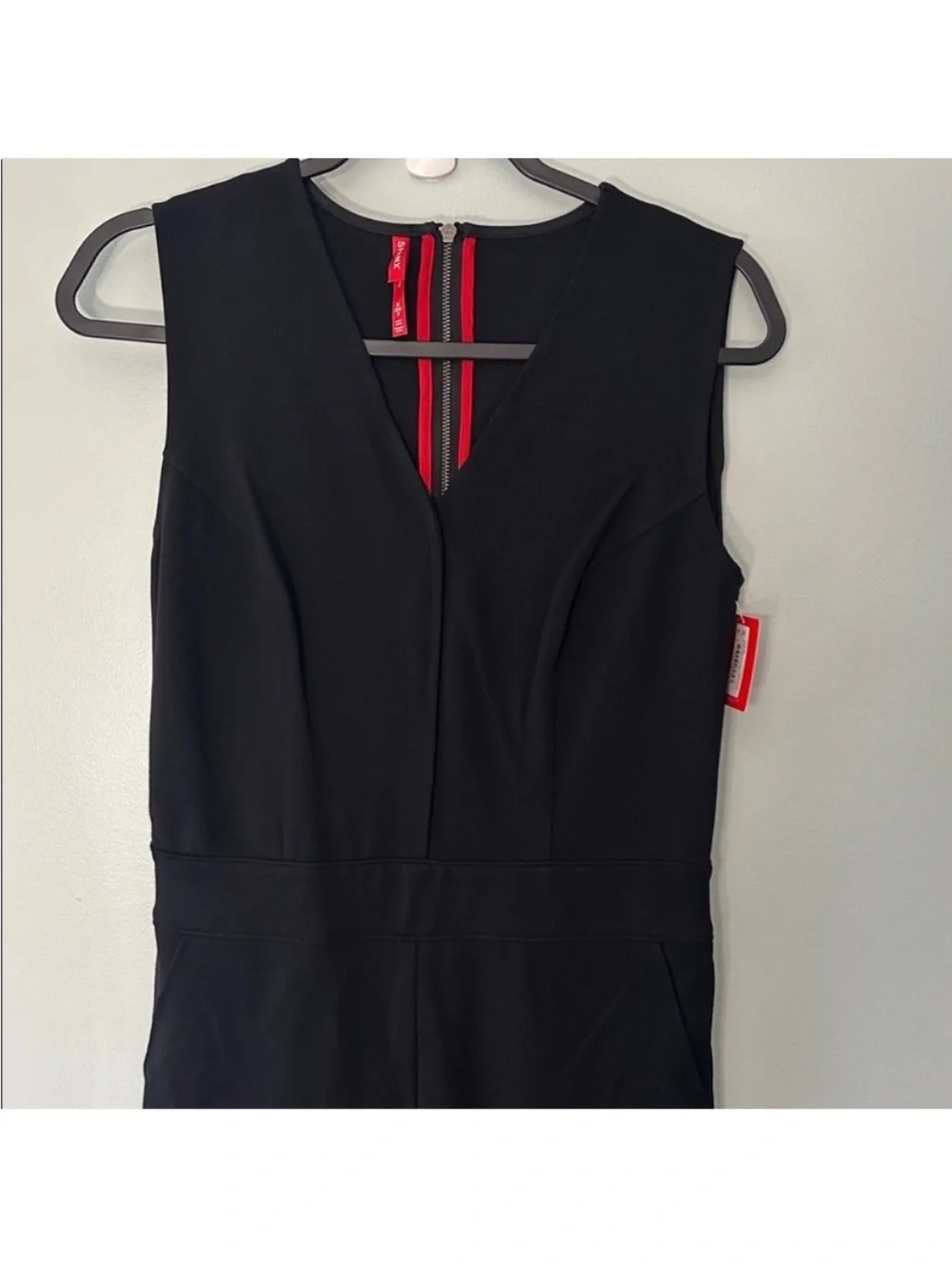 SPANX Small Regular Jumpsuit Perfect Sleeveless Jumpsuit in classic black NWT - Picture 8 of 14